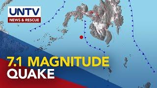 7.1 Magnitude quake naramdaman sa Sultan Kudarat