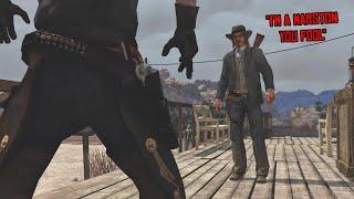 This fake gunslinger doesnt know who Jacks father was  Rdr1