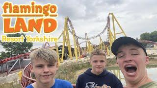 Flamingo Land Vlog - August 2021  FIRST TIME REACTIONS & MORE