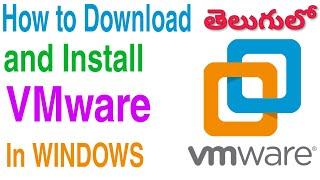 2021  Officially Download and Install VMware  In Telugu