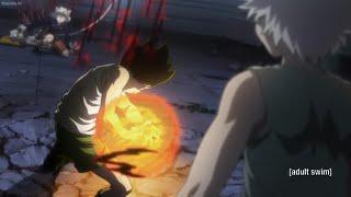 Gon and Killua face Pitou Youpi loses control and fights Knuckle English Dub