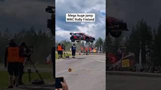 big jump super fun wrc rally finland rally car drift rallye speed #fun #shorts #wrc #rally