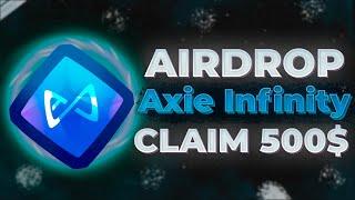 Axie Infinity  passive token  Airdrop get 500$  CHECK  AXS