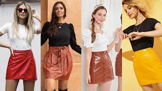 Rare & top trending leather & latex skirts