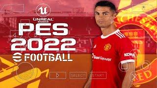 PES 2022 PPSSPP  900MB NEW HD GRAPHICS FULL TRANSFER AND HD FACES AND HAIR MEDIA FIRE LINK