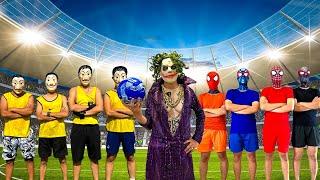 SUPERHEROs Story  SuperHeroes Football In Real Life...??  Funny Action  - by TeamSpiderVS