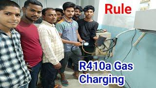 AC में R410a गैस कैसे डालें  How To Fill R410a Refrigerante In Air Conditioner.