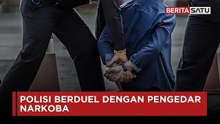 Polisi Berduel dengan Pengedar Narkoba  Beritasatu