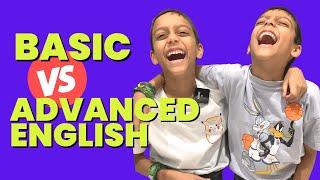 Basic English VS Advanced English Sentences  1 Minute English Speaking Practice #shorts