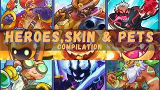 King of Defense 2 - ALL HEROES SKIN SKILL & PETS IN ACTION