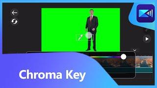 How to Use Chroma Key for GREEN SCREEN  PowerDirector Tutorial iOS & Android