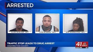 3 Arrested in Washington County drug bust