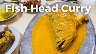 Indonesia Food - STUNNING Fish Head Curry at Rumah Makan Medan Baru in Jakarta Indonesia
