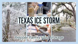 TEXAS ICE STORM 2023  PANTRY RESTOCK & PREPARING FOR A WEATHER EMERGENCY