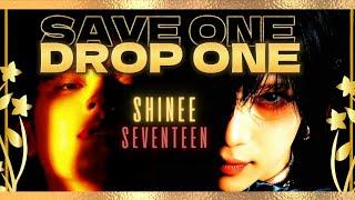 KPOP GAME SAVE ONE DROP ONE SEVENTEEN vs SHINee ARE YOU MORE A CARAT OR A SHAWOL?