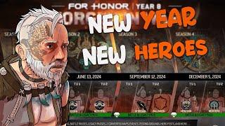 FOR HONOR GETTING NEW SAMURAI AND OUTLANDER HERO YEAR 8