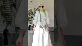 Gamis lebaran 2022 ala Korea️ #shorts #bajulebaran