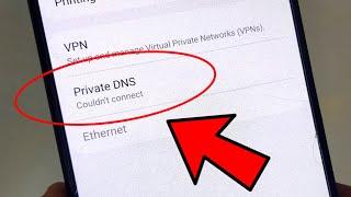 Fix Private DNS Couldnt connect  Private dns not connecting  Private dns not working android