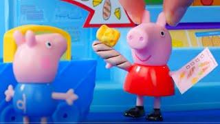 Peppa Pig Official Channel  Supermarket Sweep  Cartoons For Kids  Peppa Pig Toys