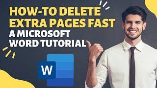 How to delete blank pages in Microsoft Word 2016 FAST