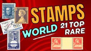 Most Expensive Stamps In The World - Part 19  21 High Quality Postage Stamps