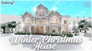 Bloxburg  Winter Christmas House 148k  Speed Build