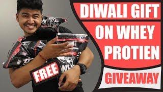 Free Protein Giveaway  ON WHEY PROTEIN GIVEAWAY  Happy Diwali  NATURAL GYM MOTIVATION