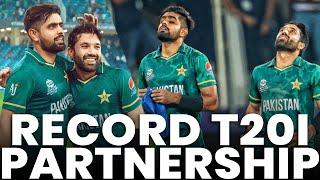 Babar Azam & Mohammad Rizwan Record T20I Partnership in Cricket History  PCB  MA2L