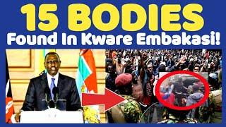 SAD NEWS Kware Residents STORMED CBD As 15 BODIES Retrieved Amidst IG KOOMES Resignation Storm