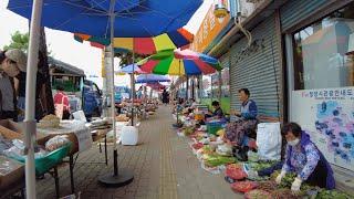 Korean Rural City Walk - Miryang - Market & Residential Area