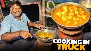 Aaj Banaenge Veg Special Paneer Masala   Cooking With Indian Truck Driver  #vlog