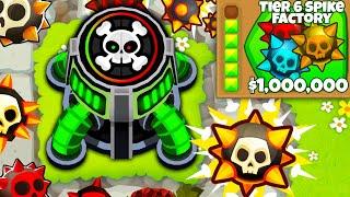 The STRONGEST Spike Factory in BTD 6 Tier 6 Tower Mod