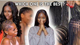 Grading protective hairstyles based on hair density & volume for 4C natural hair growth.