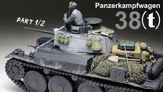 38t Ausf.EF - Tamiya - 135 - Tank Model - Part 1  model building 