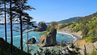 Oregon Coast Cape Perpetua Motorcycle ride-Honda ST1300-July 2024