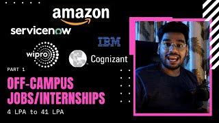 OFF-CAMPUS Drives  2019 2020 2021 2022 Batch  Latest SDE Internships  ProductService Companies
