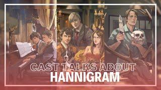 Hannibal cast talks about Hannigram and hannigram fanarts for 5 minutes gay