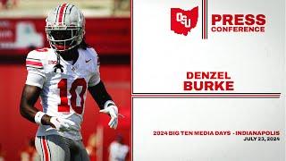 Ohio States Denzel Burke Looks Ahead to 2024 Season From Big Ten Media Days