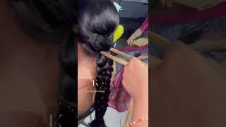 New Hairstyle Ideas  Flower Setting  #shorts  Kalpana Academy