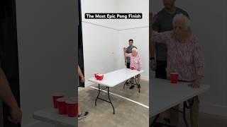 97 Year Old Has Incredible Pong Finish