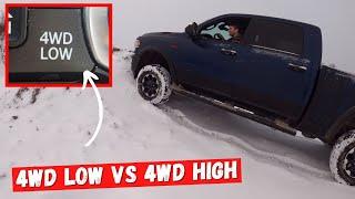 4WD Low vs 4WD High  What is the Difference? **Heavy Duty Mechanic Explains**