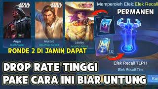 PAKE CARA INI BIAR UNTUNG & DROP RATE TINGGI  DI JAMIN DAPAT SKIN STARWARS RECALL MPL PERMANEN