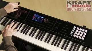 Kraft Music - Roland FA-08 Workstation Demo with Scott Tibbs