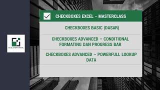 CHECKBOXES EXCEL - DARI DASAR HINGGA MASTER