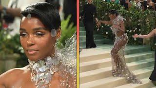 Janelle Monáe Avoids Near Tumble Down Met Gala Steps