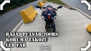 KORUMA TAKOZU VE LED FAR TAKIYORUZ  BAJAJ PULSAR 200RS RPM