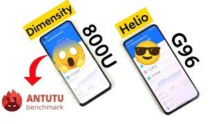 Dimensity 800U vs Mediatek Helio G96 Antutu Test Comparison