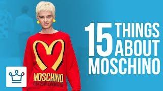 15 Things You Didnt Know About MOSCHINO