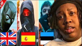 AMERICAN REACTS TO DRILL MUSIC FROM DIFFERENT COUNTRIES