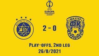 M. Tel-Aviv vs Shakhter Karagandy  2-0  UEFA Europa Conference League 2122 Play-offs 2nd leg